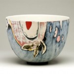 Susan Nemeth Bowl with slips DIAM 27cm